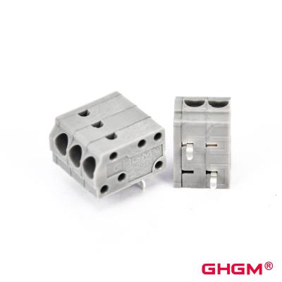 GH0744 без кнопки, расстояние между выводами 3,5 мм, 7 А, сильный ток, разъем клеммной колодки для монтажа на печатной плате Электронные компоненты Электронный комплект для хобби, клеммная колодка для печатной платы